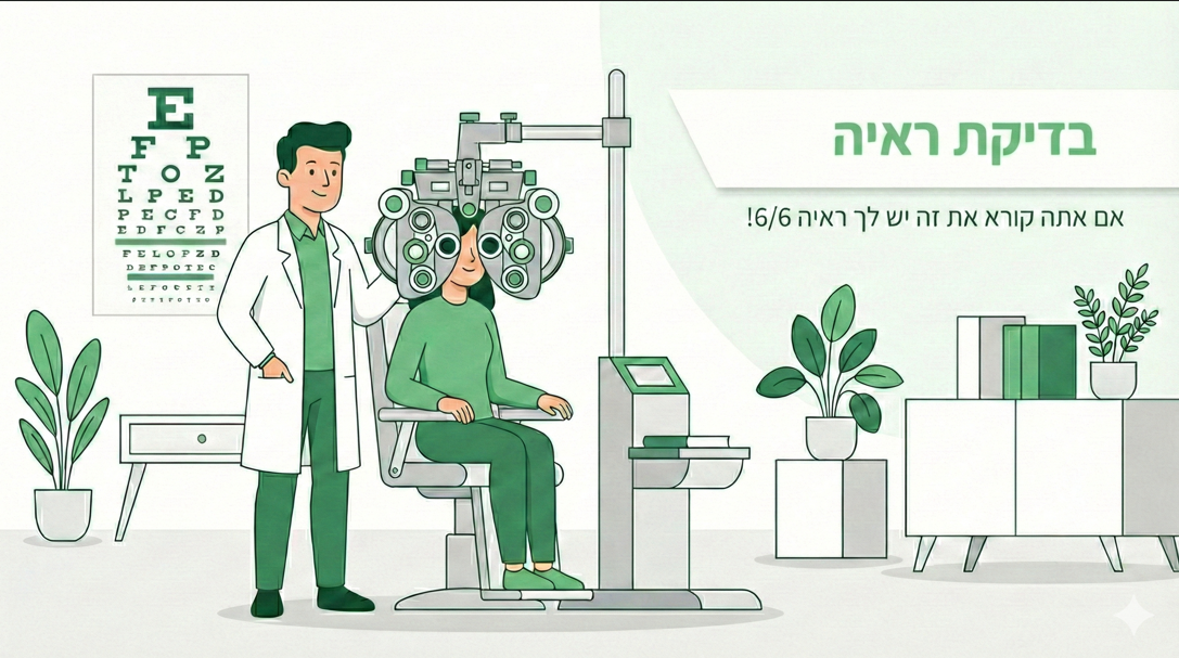 בדיקת ראייה לרישיון נהיגה